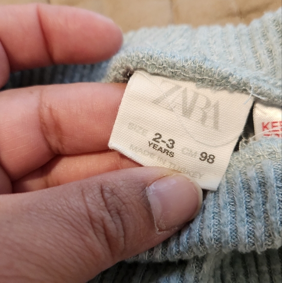 Zara kids' soft knit ribbed set - Picture 3 of 5